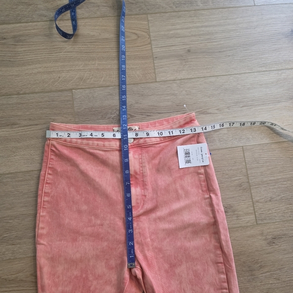 NEW Free People We The Free Float On Flare Size 28 Prairie Pink Bell Bottom - Picture 6 of 10